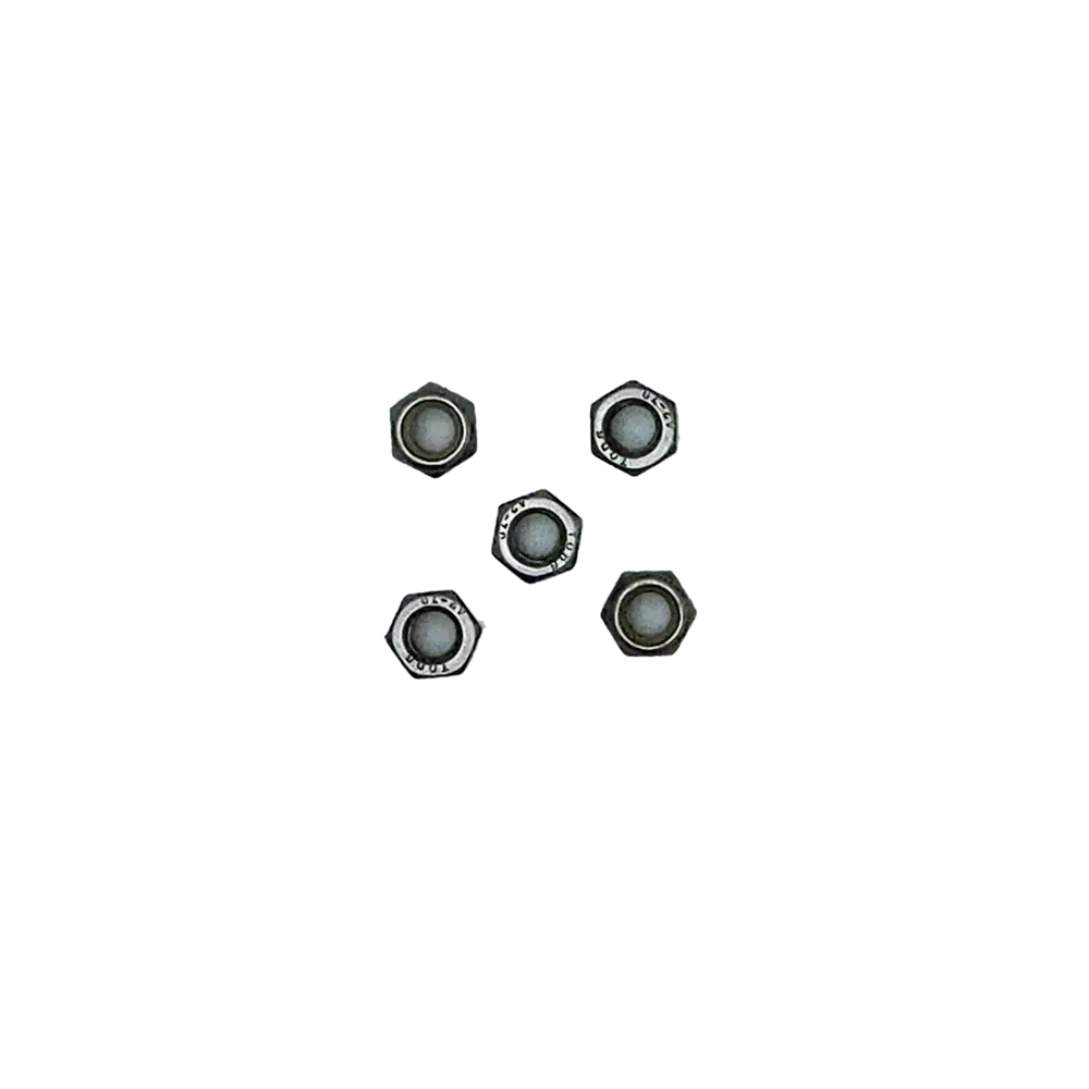 Locking Nuts With Nylon Insert - M6 - 5 Pack