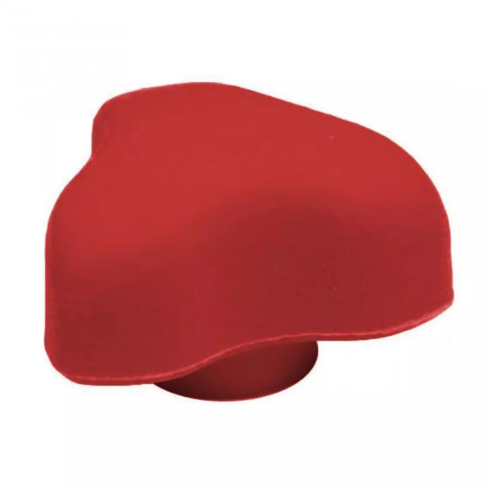 M6 Tri-Wing-Nut Knobs - Red - 2 Pack
